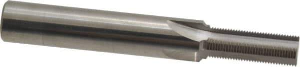 Scientific Cutting Tools - 1/2-32 Thread, 1/2" Shank Diam, Bright Coating, Solid Carbide Straight Flute Thread Mill - 4 Flutes, 3-1/2" OAL, 1/2" Min Noml Diameter - Exact Industrial Supply
