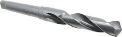 General Chipbreaker - 1-1/2", 4MT 118° Point High Speed Steel Taper Shank Drill Bit - Oxide Finish, 7-7/8" Flute Length, 13-3/4" OAL, Chipbreaker Flute - USA Tool & Supply