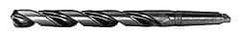General Chipbreaker - 2", 4MT 118° Point High Speed Steel Taper Shank Drill Bit - Oxide Finish, 8-7/8" Flute Length, 14-3/4" OAL, Chipbreaker Flute - USA Tool & Supply