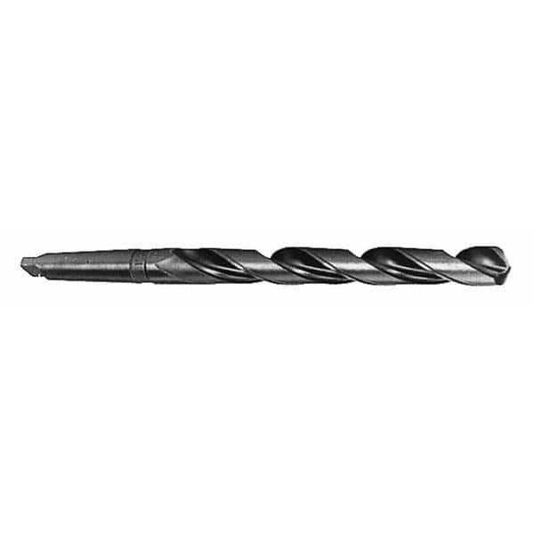General Chipbreaker - 1-7/16", 4MT 118° Point High Speed Steel Taper Shank Drill Bit - USA Tool & Supply