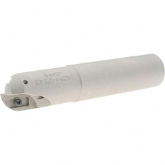 Iscar - 1-1/4" Cut Diam, 1.02" Max Depth of Cut, 1-1/4" Shank Diam, 6.3" OAL, Indexable Ball Nose End Mill - 2.52" Head Length, Straight Shank, BCM Toolholder, BCR... Insert - USA Tool & Supply
