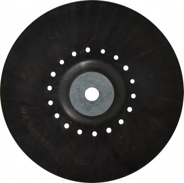 Value Collection - 9" Diam Locking Nut Disc Backing Pad - Hard Density, 9,000 RPM - USA Tool & Supply