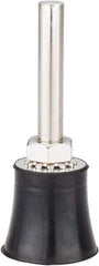 Value Collection - 1" Diam Quick-Change Type R Disc Backing Pad - 1/4" Shank Diam, Medium Density, 30,000 RPM - USA Tool & Supply