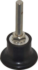 Value Collection - 1-1/2" Diam Quick-Change Type R Disc Backing Pad - 1/4" Shank Diam, Medium Density, 30,000 RPM - USA Tool & Supply