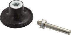 Value Collection - 2" Diam Quick-Change Type S Disc Backing Pad - 1/4" Shank Diam, Medium Density, 30,000 RPM - USA Tool & Supply