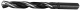 General Chipbreaker - 15/16", 130° Point, High Speed Steel Taper Length Drill Bit - Oxide Finish, 7-9/32" Flute Length, 11-3/32" OAL - USA Tool & Supply