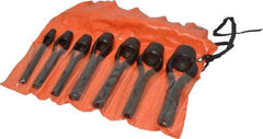 Value Collection - 7 Piece, 1/4 to 1", Arch Punch Set - Comes in Vinyl Roll - USA Tool & Supply