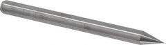 Kyocera - 0.006", 0.009" LOC, 1/8" Shank Diam, 1-1/2" OAL, 2 Flute, Solid Carbide Square End Mill - Single End, Uncoated, Spiral Flute, 30° Helix, Centercutting, Right Hand Cut, Right Hand Flute, Series 1620 - USA Tool & Supply