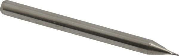 Kyocera - 0.017", 0.026" LOC, 1/8" Shank Diam, 1-1/2" OAL, 2 Flute, Solid Carbide Square End Mill - Single End, Uncoated, Spiral Flute, 30° Helix, Centercutting, Right Hand Cut, Right Hand Flute, Series 1620 - USA Tool & Supply
