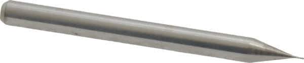 Kyocera - 0.01", 0.03" LOC, 1/8" Shank Diam, 1-1/2" OAL, 4 Flute, Solid Carbide Square End Mill - Single End, Uncoated, Spiral Flute, 30° Helix, Centercutting, Right Hand Cut, Right Hand Flute, Series 1810 - USA Tool & Supply