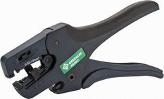 Greenlee - 24 to 12 AWG Capacity Adjusting Wire Stripper - USA Tool & Supply