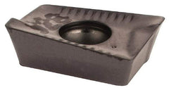 Iscar - APKT1003 76 Grade IC928 Carbide Milling Insert - TiAlN Finish, 0.137" Thick, 0.02" Corner Radius - USA Tool & Supply