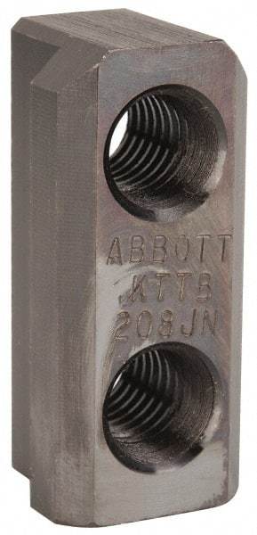 Abbott Workholding Products - Steel Lathe Chuck Jaw Nut - 8" Chuck Diam Compatible, 12mm Screw - USA Tool & Supply