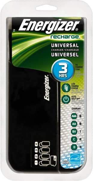 Energizer - 12 Volt Family Charger - NiMH Compatible - USA Tool & Supply