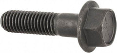 Value Collection - 1/2-13 UNC, 2" Length Under Head, Hex Drive Flange Bolt - 1-1/4" Thread Length, Grade 8 Alloy Steel, Smooth Flange, Phosphate & Oil Finish - USA Tool & Supply