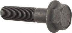 Value Collection - 1/2-20 UNF, 2" Length Under Head, Hex Drive Flange Bolt - 1-1/4" Thread Length, Grade 8 Alloy Steel, Smooth Flange, Phosphate & Oil Finish - USA Tool & Supply