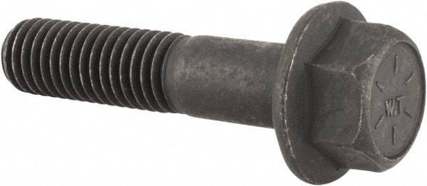 Value Collection - 1/2-13 UNC, 2-1/4" Length Under Head, Hex Drive Flange Bolt - 1-1/4" Thread Length, Grade 8 Alloy Steel, Smooth Flange, Phosphate & Oil Finish - USA Tool & Supply