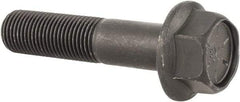 Value Collection - 1/2-20 UNF, 2-1/4" Length Under Head, Hex Drive Flange Bolt - 1-1/4" Thread Length, Grade 8 Alloy Steel, Smooth Flange, Phosphate & Oil Finish - USA Tool & Supply