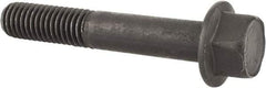 Value Collection - 1/2-13 UNC, 3" Length Under Head, Hex Drive Flange Bolt - 1-1/4" Thread Length, Grade 8 Alloy Steel, Smooth Flange, Phosphate & Oil Finish - USA Tool & Supply