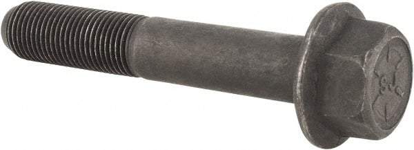 Value Collection - 1/2-20 UNF, 3" Length Under Head, Hex Drive Flange Bolt - 1-1/4" Thread Length, Grade 8 Alloy Steel, Smooth Flange, Phosphate & Oil Finish - USA Tool & Supply
