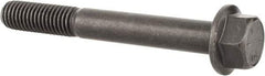 Value Collection - 1/2-13 UNC, 4" Length Under Head, Hex Drive Flange Bolt - 1-1/4" Thread Length, Grade 8 Alloy Steel, Smooth Flange, Phosphate & Oil Finish - USA Tool & Supply