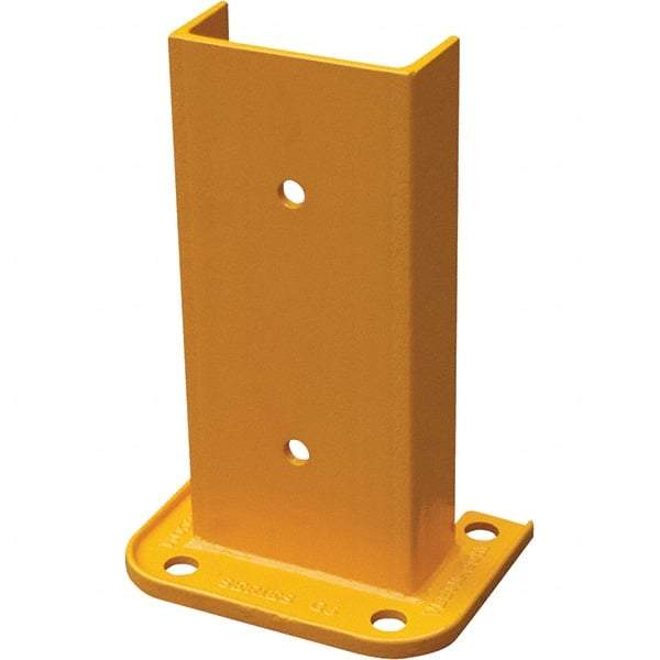 Vestil - 3-11/16" Long x 12-1/4" High, Rack Guard - Structural with Rubber Bumper - USA Tool & Supply