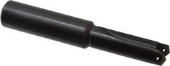 Allied Machine and Engineering - Series 0.5, 39/64 to 11/16" Diam, 3/4" Diam Straight Shank, Straight Flute Spade Drill - 1-3/8" Max Depth, 2-19/64" Body Length, 4-9/16" OAL, Short Length, Through Coolant - USA Tool & Supply