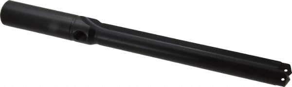 Allied Machine and Engineering - Series 1.5, 55/64 to 15/16" Diam, 1" Diam Straight Shank, Straight Flute Spade Drill - 6-5/8" Max Depth, 8-1/64" Body Length, 10-7/8" OAL, Standard Length, Through Coolant - USA Tool & Supply