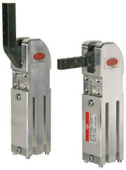 De-Sta-Co - 354 Lb Inner Hold Capacity, Vert Mount, Air Power Hold-Down Toggle Clamp - M5 Port, 90° Bar Opening, 119mm Height Under Bar - USA Tool & Supply