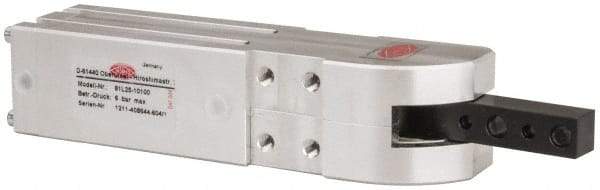 De-Sta-Co - 885 Lb Inner Hold Capacity, Vert Mount, Air Power Hold-Down Toggle Clamp - M5 Port, 90° Bar Opening, 151mm Height Under Bar - USA Tool & Supply