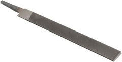 Value Collection - 6" Long, Second Cut, Knife American-Pattern File - Double Cut, 5/32" Overall Thickness, Tang - USA Tool & Supply