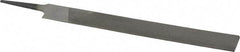 Value Collection - 8" Long, Second Cut, Knife American-Pattern File - Double Cut, 3/16" Overall Thickness, Tang - USA Tool & Supply