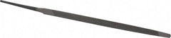 Value Collection - 4" Long, Taper American-Pattern File - Single Cut, Tang - USA Tool & Supply