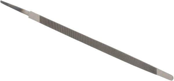 Value Collection - 7" Long, Taper American-Pattern File - Single Cut, Tang - USA Tool & Supply