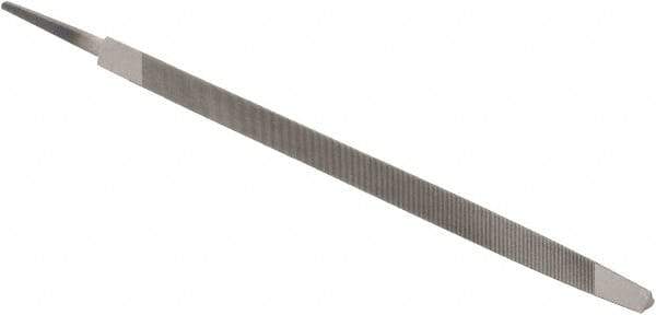 Value Collection - 8" Long, Taper American-Pattern File - Single Cut, Tang - USA Tool & Supply