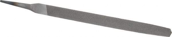 Value Collection - 8" Long, Second Cut, Triangle American-Pattern File - Double Cut, Tang - USA Tool & Supply