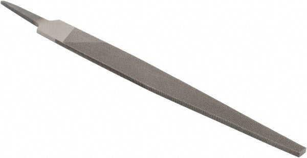 Value Collection - 8" Long, Smooth Cut, Warding American-Pattern File - USA Tool & Supply