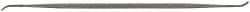 Grobet - 6" Riffler Precision Swiss Pattern File - Die Sinker's Handle - USA Tool & Supply