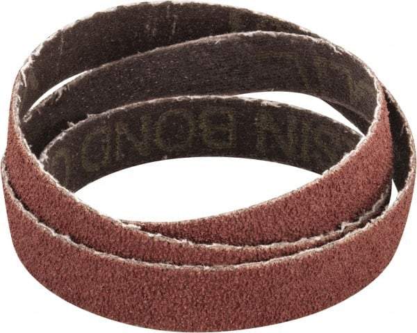 3M - 1/2" Wide x 24" OAL, 60 Grit, Ceramic Abrasive Belt - Ceramic, Medium, Coated, YN Weighted Cloth Backing, Wet/Dry, Series 963G - USA Tool & Supply