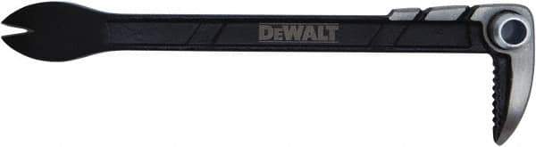 DeWALT - 10" OAL Double End Claw Bar - 1/2" Wide, Steel - USA Tool & Supply