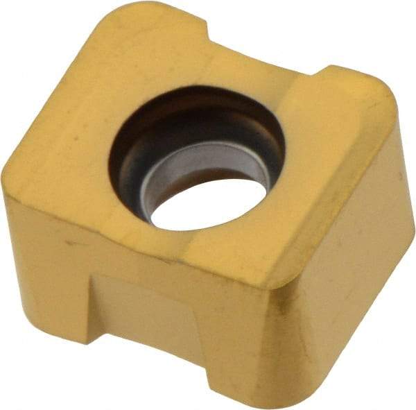 Seco - LNKT080516 M06 Grade F40M Carbide Milling Insert - TiAlN/TiN Finish, 0.197" Thick, 1/16" Corner Radius - USA Tool & Supply