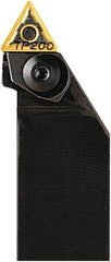 Seco - PTTN, Left Hand Cut, 60° Lead Angle, 20mm Shank Height x 20mm Shank Width, Negative Rake Indexable Turning Toolholder - 125mm OAL, TNM..1604.. Insert Compatibility, Series Pin & Wedge - USA Tool & Supply