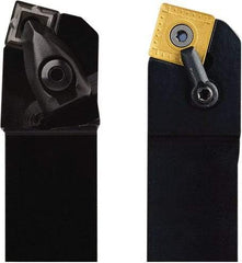Seco - DSBN, Right Hand Cut, 75° Lead Angle, 25mm Shank Height x 25mm Shank Width, Negative Rake Indexable Turning Toolholder - 150mm OAL, SNM..1204.. Insert Compatibility, Series Dual Clamp - USA Tool & Supply