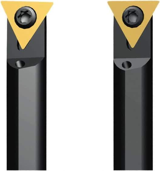 Seco - 8.8mm Min Bore Diam, 80mm OAL, 8mm Shank Diam, A-STFD Indexable Boring Bar - 11.2mm Max Bore Depth, TDAB 06T0.. Insert, Screw Holding Method - USA Tool & Supply