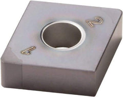 Seco - CNGA433 WZ Grade CBN060K PCBN Turning Insert - TiSiAlN Finish, 80° Diamond, 1/2" Inscr Circle, 3/16" Thick, 3/64" Corner Radius - USA Tool & Supply
