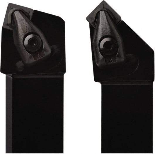Seco - DSSN, Right Hand Cut, 45° Lead Angle, 32mm Shank Height x 25mm Shank Width, Negative Rake Indexable Turning Toolholder - 179.3mm OAL, SNMA 1204.. Insert Compatibility, Series Dual Clamp - USA Tool & Supply