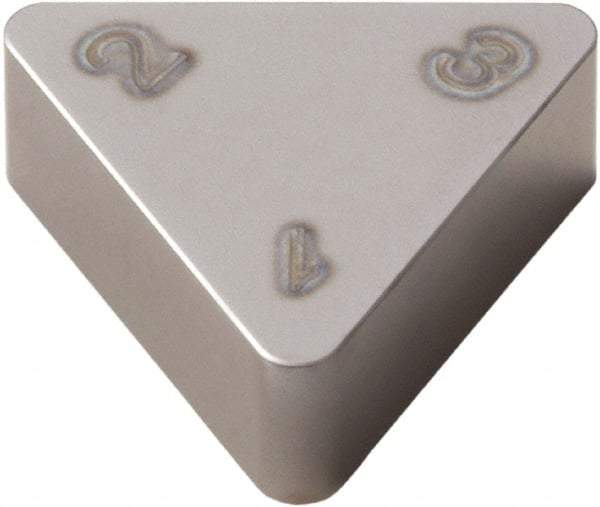 Seco - TNGN33 Grade CBN200 CBN Milling Insert - Uncoated, 3/16" Thick, 3/8" Inscribed Circle - USA Tool & Supply