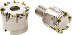 Seco - 40mm Cut Diam, 3mm Max Depth, 16mm Arbor Hole, 8 Inserts, RDH... 06T1 Insert Style, Indexable Copy Face Mill - 17,600 Max RPM, 35mm High, Through Coolant - USA Tool & Supply