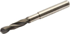 Seco - 3/8" 130° Solid Carbide Jobber Drill - Diamond Finish, Right Hand Cut, Spiral Flute, Straight Shank, 103mm OAL - USA Tool & Supply