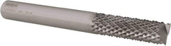 Seco - 8mm Diam, End Mill End, Solid Carbide Diamond Pattern Router Bit - Right Hand Cut, 2-61/64" OAL, Use on Composites - USA Tool & Supply